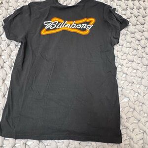 Billabong x Budweiser Black Logo Tee with White Print